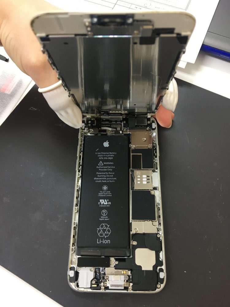 iPhone6画面修理分解