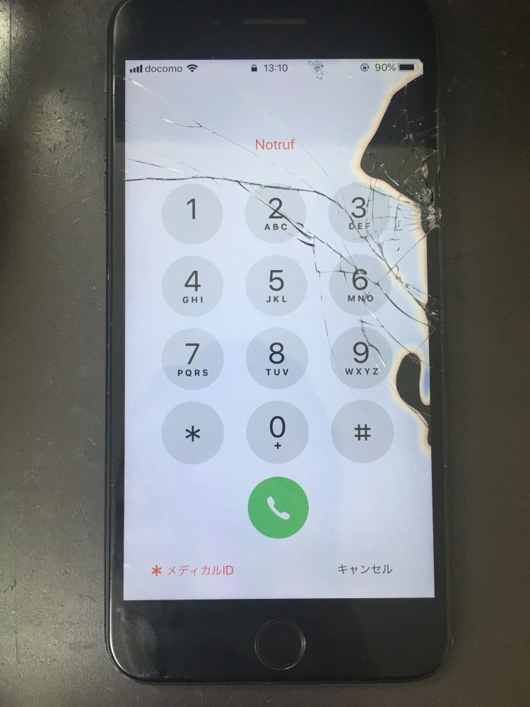iPhone7Plus　液晶漏れ　修理