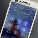 iPhone7の画面が酷く割れてガラスが剥がれて内部が一部見えてしまった!その状態でも修理が可能!